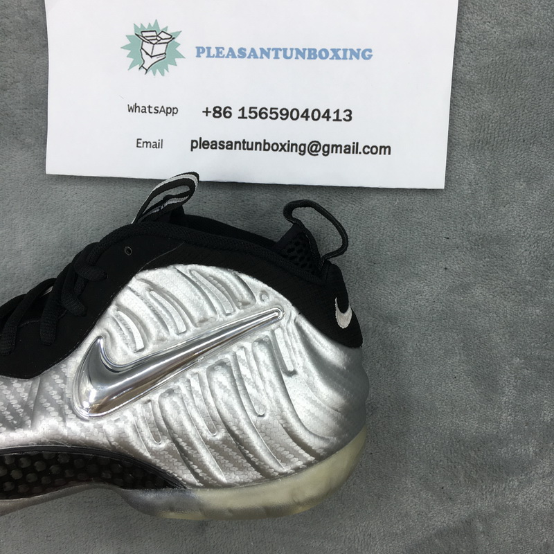 Authentic Nike Foamposite One Silver Surfer